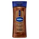 Vaseline Glazed and Glisten Golden Hour Body Gel Oil Glow Vanilla Cocoa Shimmering with Ultra-Hydrating Lipids and 100% Pure Cocoa Butter, 6.8 Oz