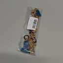 2 Pcs Bag Charm Chain Replacement Purse Chain with Gold Black Flower Pendant Bum Bag Accessories Suitable for Handbags Crossbody Bags 11.8 Inches