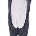 WAFUNNE Animal Onesie Costume for Kids Child Boys Girls Women's Men's Cosplay Halloween Dog Husky (140(for height=4'2"-4'6"))