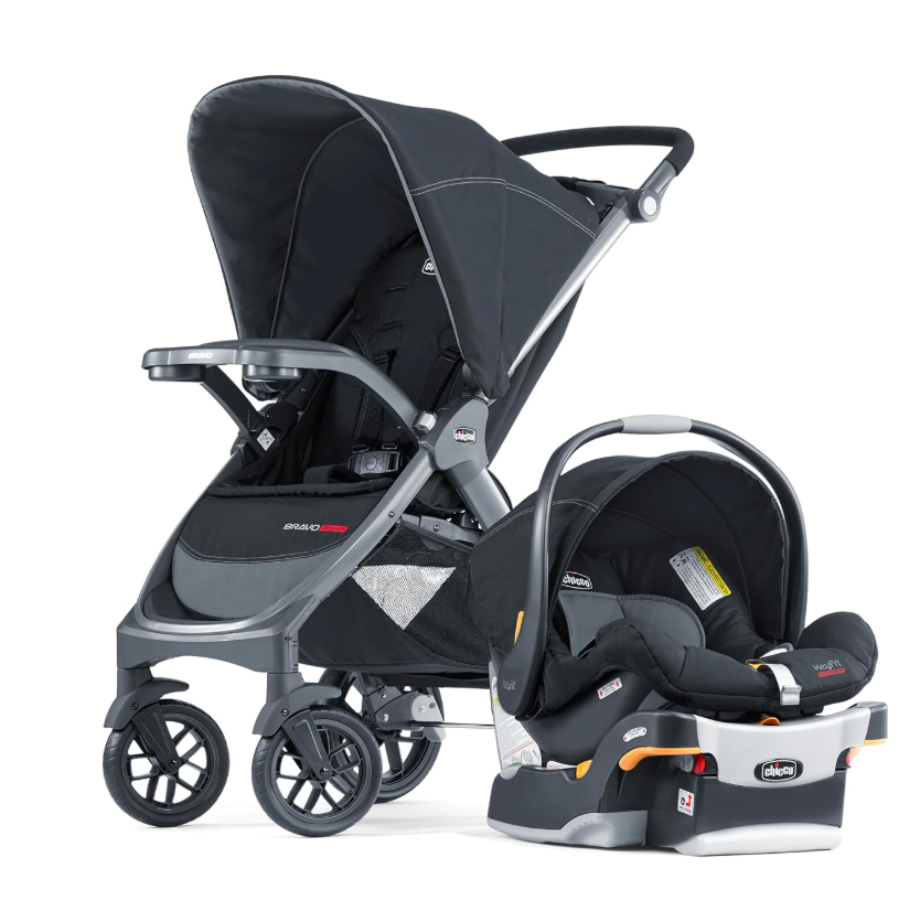 Chicco Bravo Sport Travel System w/KeyFit Infant Car Seat & Base