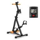 Costway Adjustable LCD Pedal Exercise Bike with Massage Total Body Fitness Rehab Equipment