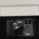 4K Digital Camera, 64MP Dual-Lens Vlogging Camera for Photography and Video 30FPS, Autofocus Anti-Shake, Selfie YouTube Camera, Digital Camera with Flash, SD Card, 2 Batteries