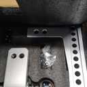 METOWARE Adjustable Trailer Hitch - Aluminum Tow Hitch Fits 2-Inch Receiver - Heavy Duty Drop Hitch with 8-Inch Drop/Rise for Truck (14,000 LBS GTW), Double Stainless Steel Locks & Hitch Pin