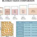 Cute Cartoon Ghost Yellow Blanket Halloween Lightweight Throw Blanket for Women Men Soft Cozy Fleece Couch Living Room Bed Blanket for Kids Girls BoysAll Season Medium 60"x50"Twin Teen