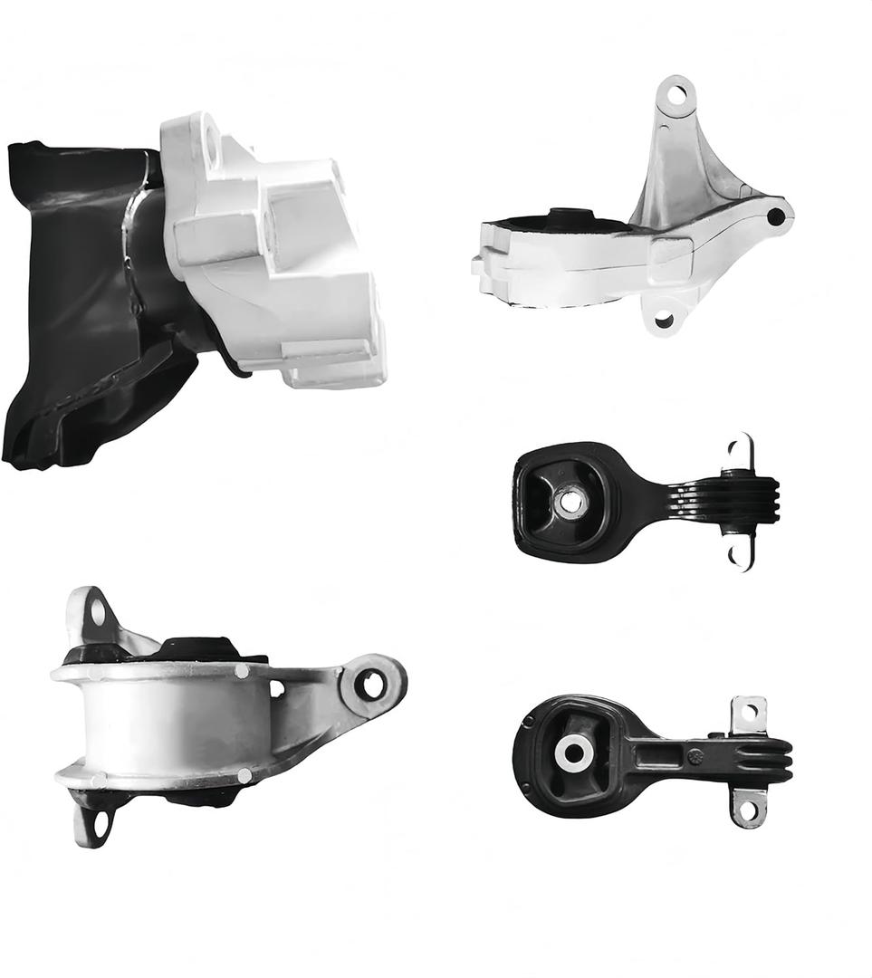 5Pcs Engine Motor Mount kit Compatible with CR-V 2012 2013 2014 L4 2.4L Automatic (FWD & AWD) A65052 A65053 A65069 A65070 A65055 9796 9802 9798 9815 9840B