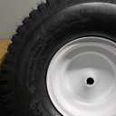 20x8-8 Lawn Mower Tires with Rim (3/16" Keyway), Replaces for Natural Rubber Turf Tires 20x8.00-8 (check Tire Sidewall) Pneumatic 4 Ply Tubeless |3.5" Offset | Bore ID 3/4"|965 Pounds Capacity (2 Pcs)