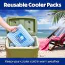Cooler Shock Ice Packs - Reusable, Premium, Large Pack and Lunch Set for Long Term Use - Cools Faster Than Ice - Cooler Accessories