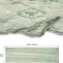 Le courant 3 Pieces 10Ft Cheesecloth Table Runner, Rustic Boho Gauze Cheese Cloth Runner Table Runner for Weddings Bridal Baby Shower Birthday Holiday Parties Home Decor, Sage Green