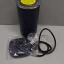 SIMPLETASTE Milk Frother, 4-in-1 Electric Milk Frother and Steamer, Automatic Warm and Cold Foam Maker and Milk Warmer for Latte, Cappuccinos, Dark Blue (Medium)