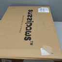 Extra Large Stainless Steel Litter Box with Lid, High Sides Enclosed Cat Litter Box for Big Cats & High Peeing, Anti-Leak & Odor Control Metal Litter Pan, Easy Clean Non-Stick Kitty Litter Box (6"Deep Light Grey (1 Pack))