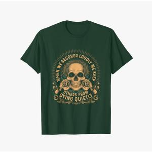Addiction Recovery Narcotics Anonymous Sobriety Dying T-Shirt, Medium