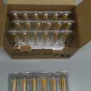 Mlambert 24 Pack E12 LED Edison Bulb,4W Equal 40W e12 Candelabra Bulb 2700K,Dimmable T6 T25 LED E12 Light,Small Filament for Chandelier (Warm White)