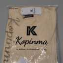 Blouses for Women Casual Puff Long Sleeve Shirts Fall Crew Neck Knit Textured Tunic Tops with Smocked Cuffs Beige XL