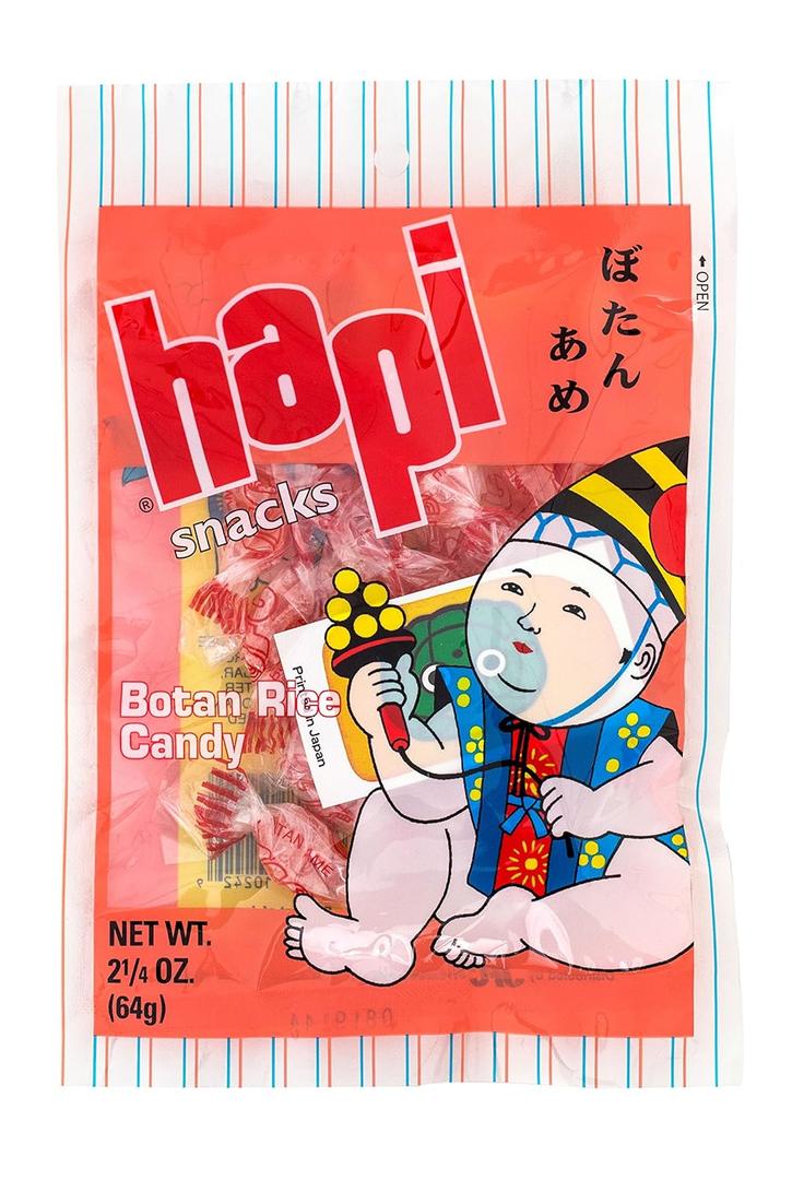 Hapi Botan Rice Candy, 2.25 Ounce (Pack of 6)
