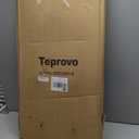 Teprovo Folding Hand Truck Dolly Cart,340LB Capacity Portable Aluminum Dolly Cart with Telescoping Handle and 7 Inch Rubber Wheels for Moving,Shopping,Travel,Office Use