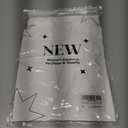 Rooscier Women's Notch Deep V Neck Ruffle Cap Sleeve Dressy Casual Blouses Tops Shirt (White, M)