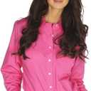 Cinch Womens Solid Long Sleeve Shirt (Small, Pink)