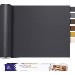 Leather Repair Patch Tape Kit, Self Adhesive Leather Repair for Furniture, Couch, Sofa, Car Seats,Office Chair,Vinyl Repair Kit.30inx16in (Dark Grey) Leather Repair Patch Tape Kit, Self Adhesive Leather Repair for Furniture, Couch, Sofa, Car Seats,Office Chair,Vinyl Repair Kit.30inx16in (Dark Grey)