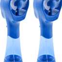 O2COOL 2 Pack Elite Battery Powered Handheld Water Misting Fans (Blue)