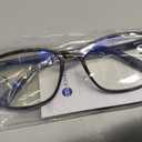 BLUEMOKY Blue Light Reading Glasses for MenSport Square Frame Readers, Anti Glare Computer Glasses 1.25