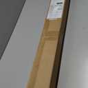 Amazon Basics Room Darkening Blackout Curtain Rod for Bedroom and Living Room, Curved, Wraps Around, Blocks Light, for Heavy Curtains, 48" to 88", Black