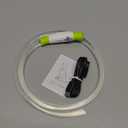 BSEEN Light Up Dog Collar - LED Dog Collar Rechargeable, Glowing Pet Collars for Small Medium Large Dogs, TPU Cuttable Lighted Puppy Collar, Safety Dog Lights for Night Walking (Green 70cm)