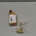 Kingston Brass CC53302DL Concord Decorative Quarter Turn Valve with 5/8-Inch OD Compression and 3/8-Inch OD Compression, Lever Handle, Polished Brass