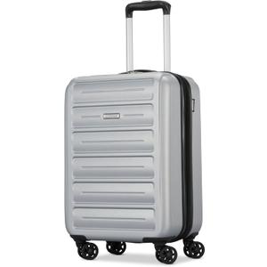 American Tourister Westridge Hardside Luggage Set with Spinner Wheels, Silver, Carry-On
