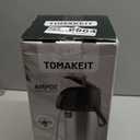 Airpot Coffee Dispenser Thermal with Pump,2.5L/85 Oz Insulated Stainless Steel Large Airpot Coffee Carafe Lever Action for Hot/Cold Water,Thermal Carafes for Hot Cocoa for Parties