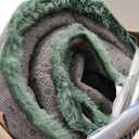 Dssimo Super Fluffy 8x10 Rugs for Living Room, Modern Shag Dark Green Area Rugs, Soft and Cozy Plush Large Under Bed Carpet for Kids, Girls Boys and Teens Decorations for Bedroom Nursery Classroom