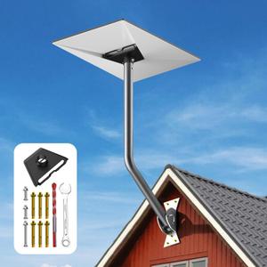 Gen 3 Mount for Starlink V3 Standard Dish - Roof, Wall, and Pole Mounting Kit Compatible With Starlink
