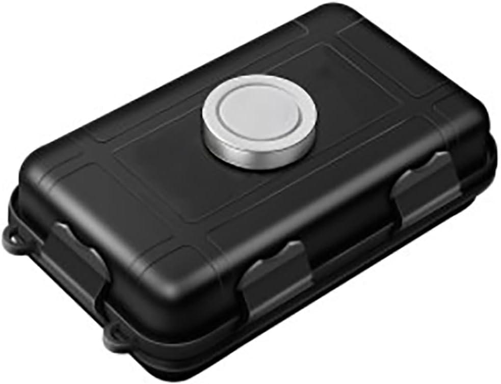 Magnetic Key Holder Under Car Waterproof Magnetic Stash Box for GPS Trackers Hide a Key Outside Magnetic key Box Under Car GPS Tracker Holder Case - Hide Your Items Anywhere