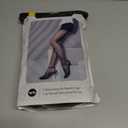 EXQUISLIFE Fleece Lined Tights Sheer Women - Fake Translucent Warm Pantyhose Leggings Sheer Thick Tights, for Winter (Black, M)