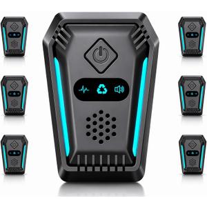 (2026 Upgraded) Ultrasonic Rodent & Pest Indoor Repeller - Stronger Driving Force, Repellent for Mouse, Rats, Roaches, Ants, Spiders & Bugs | Plug-in Control, 3 Mode Switching (6 Pack)