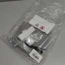 LazBlinds 100% Blackout Door Curtain, No Tools No Drill Cordless Blinds for Windows, Thermal Insulated UV Protection Privacy Window Curtains for French Door Front Door(26''W x 68''H, Grey, 1 Panel) (Gery)