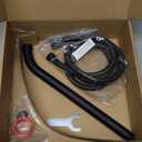 Veken 10" Luxurious All Metal Rain Shower Head with Handheld Spray Combo, High Pressure Rainfall Square Shower Heads with Extension Arm, Wide Dual Showerhead, Bathroom Accessories, Matte Black