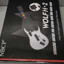 NBCP Wireless Guitar Controller for Xbox Series X|S/Xbox One/PC – White Game Guitar for Rock Band 4 & Fortnite Festival with Strap, 2.4G USB Dongle