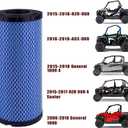 7082115 7081937 Air Filter Compatible with Polaris ACE 900, General 1000, General 4 1000, RZR 4 900, RZR 900, RZR S 1000 2015-20182PCS Air Filter+2PCS Fuel filter)