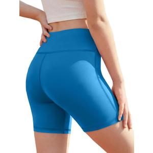 ZDC Girls Athletic Shorts High Waist Biker Dance Yoga Shorts