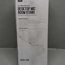 Shure by Gator Premium Low-Profile Desktop Mic Boom Stand; Fully Adjustable for Podcast, Streaming, and Home Office Setups (SH-BROADCAST2)