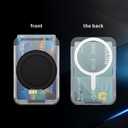 2 x MagSafe Wallet with Adjustable 360 Ring Stand  Magnetic Wallet for iPhone, Strong Magnetic Wallet with 2-Card Holder Compatible with iPhone 17/16/15/14/13/12 Series, Black