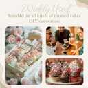 150 PCS Acrylic Cupcake Toppers, Round DIY Clear Blank Personalized Cake Stick Toppers 2 Inch for Birthday Festival Baby Shower Wedding Engagement Party Cake Decoration