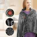 USB Heated Shawl,Electric Heating Blanket,USB Heated Throw 3 Heating Levels,Softnees Heating Blanket for Car Office Home Travel