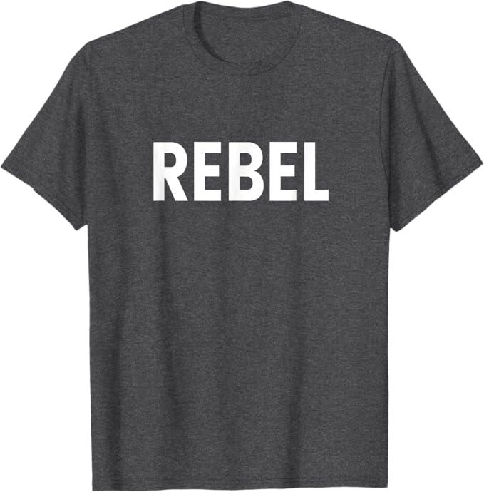 Rebel T-Shirt (XS, Dark Heather Grey)