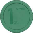 Pyrex (1) 322-PC Green, (1) 323-PC Orange, (1) 325-PC Blue, and (1) 326-PC Red Mixing Bowl Lids (FOR PYREX MIXING BOWLS ONLY) - Made in the USA