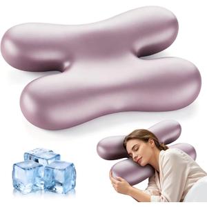 Side Sleeper Pillow for Anti Wrinkle, Purple