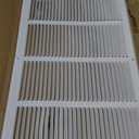 Fits 24x14 Duct Opening | Steel Return Air Grille by Handua | Vent Cover Grill for Sidewall and Ceiling | White | HVAC Cold Air Intake Grille | Outer Dimensions: 25.75"W X 15.75"