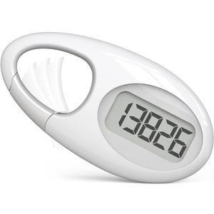 Simple 3D Step Counter, Walking Pedometer, Steps Tracker with Neck Lanyard/Carabiner for Men Women Teens Adults Seniors