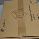 StrongTek Double Step Footrest, Adjustable Wooden Foot Stool with 3 Height Levels, Cushioned Top & Non-Slip Base, Ergonomic Under Desk Leg Rest for Office Home