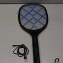 YISSVIC Electric Fly Swatter Bug Zapper Racket 4000V Rechargeable Mosquito Killer with LED Light for Indoor Home Office Backyard Patio Camping